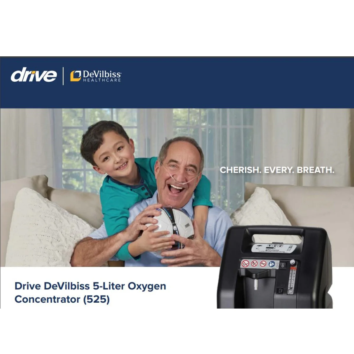 Drive DeVilbiss 5 Liter Oxygen Concentrator - Image 3