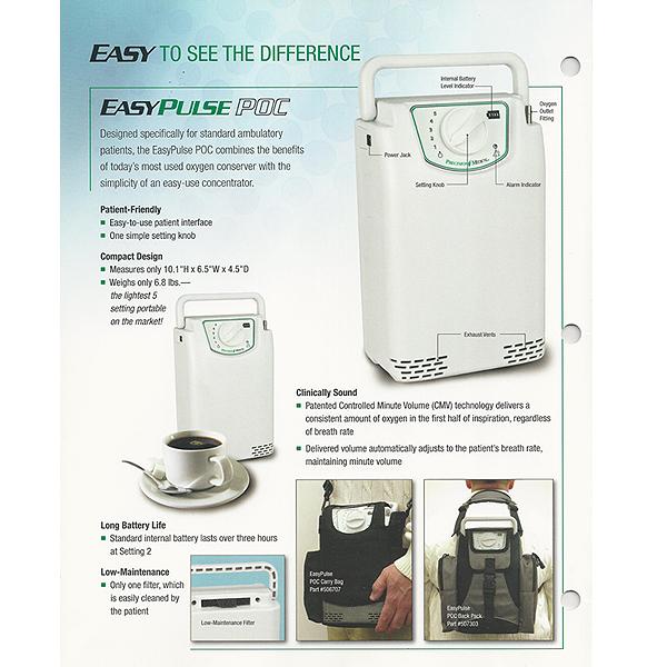 EasyPulse POC Portable Oxygen Concentrator - Image 3